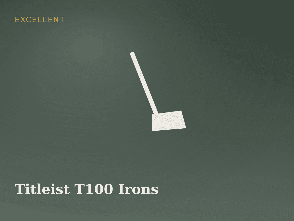Titleist T100 Irons 4-9 Stiff Flex photo 1